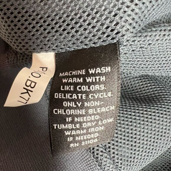 Golf ProTour MICROFIBER WINDSHIRT Gray Size M Sleeves Zip detachable - Picture 7 of 13